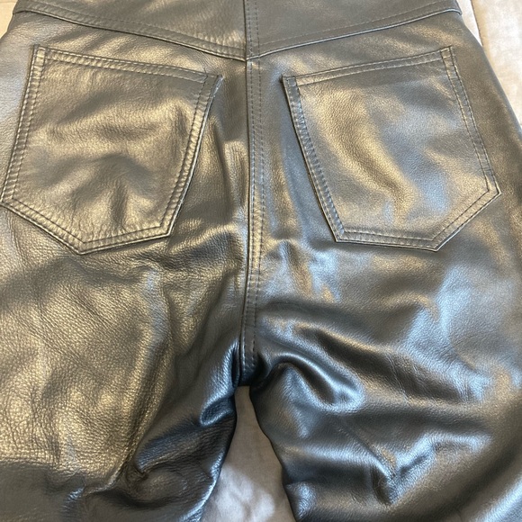 Womens Leather pants sz29 - Picture 10 of 11